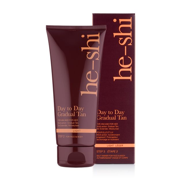 He-Shi Day to Day Gradual Tan 200ml boxed €19.50 £15.50
