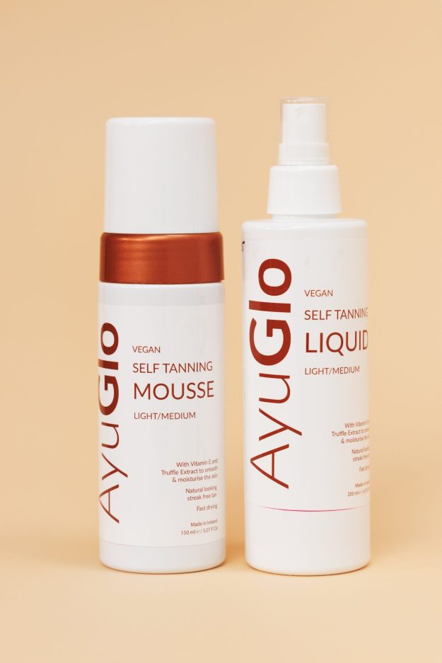 AyuGlo tannng range launches today online at ayu.ie-min