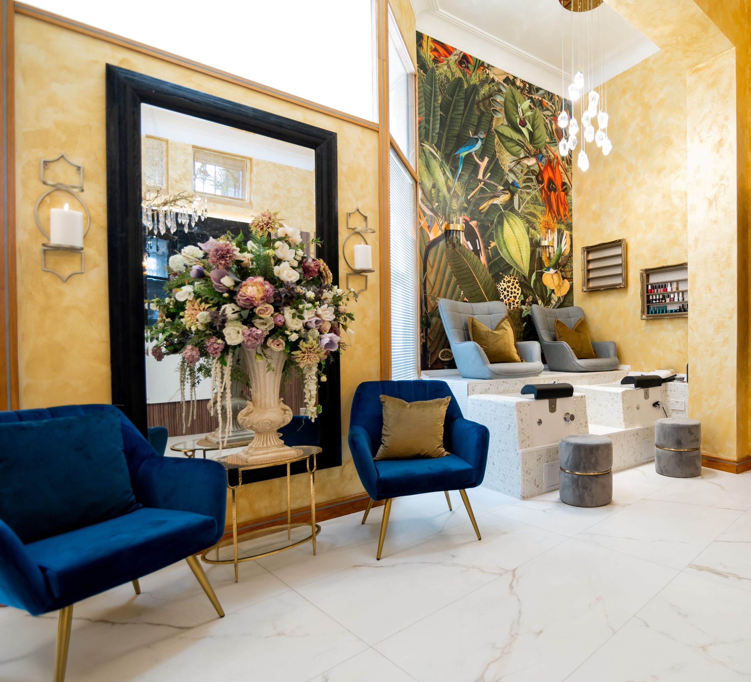 Residence Day Spa Kimmage Pedicure thrones and waiting are